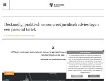 Tablet Screenshot of ictrecht.nl